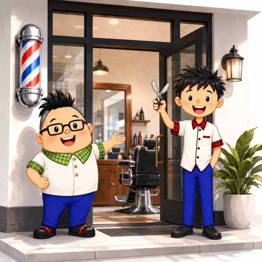 ご来店（イラスト）